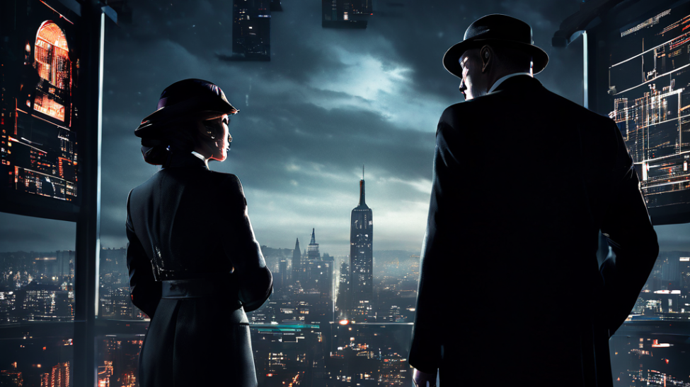 내부자의 시선으로 본 블랙리스트 시스템의 실체를 묘사하는 이미지로, 광대하고 정교하게 설계된 디지털 통제 네트워크의 차가운 본질을 보여준다.