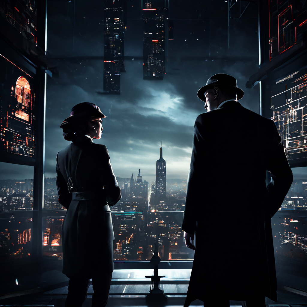 내부자의 시선으로 본 블랙리스트 시스템의 실체를 묘사하는 이미지로, 광대하고 정교하게 설계된 디지털 통제 네트워크의 차가운 본질을 보여준다.