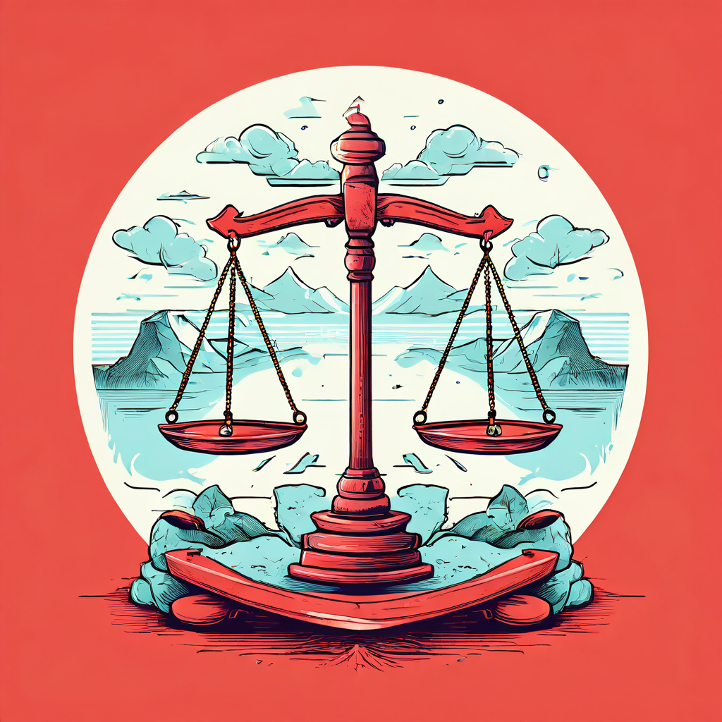 사용자의 불편함과 운영자의 비용 및 노력을 저울질하며 균형을 맞추는 이미지.