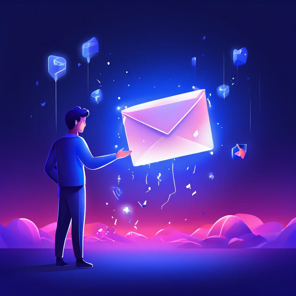 텔레그램 구독 혜택을 앞에 두고 심리적 장벽 때문에 망설이는 사용자를 묘사하는 그림.