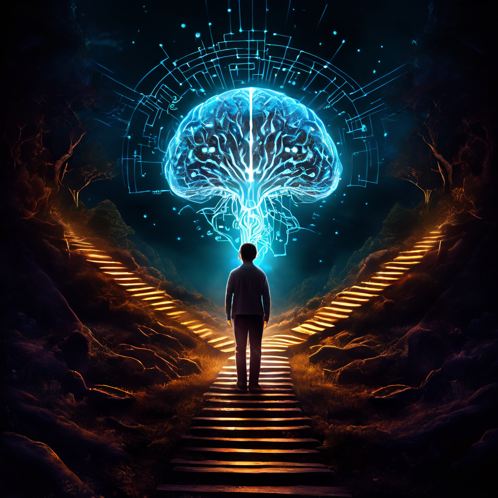 논리적 사고로 숨겨진 위험을 미리 파악하고 현명하게 피해 가는 모습을 보여주는 이미지.