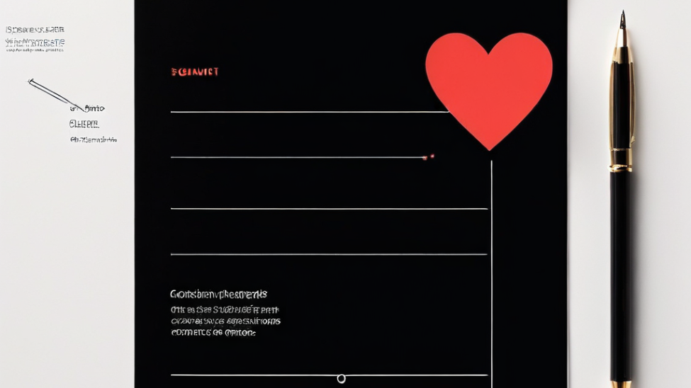 개인의 주관적인 감정에 기반한 의견을 상징하는 하트와, 객관적인 사실과 데이터를 의미하는 체크리스트를 명확하게 분리하여 정보의 옳고 그름을 판단하는 기준을 설명하는 이미지.