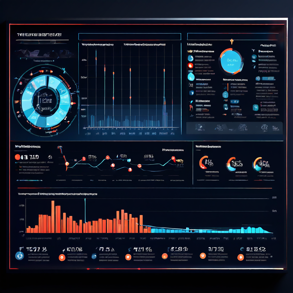 특정 작가의 온라인 활동 패턴과 콘텐츠 작성 이력을 디지털 포렌식 기술로 추적하여 타임라인과 그래프로 시각화한 분석 대시보드를 설명하는 그림.