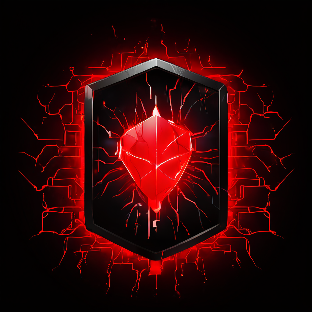 관리자 계정이 해킹되어 균열된 아이콘에서 중요 데이터가 다크웹으로 유출되고, 붉은 경고등이 보안 모니터링의 필요성을 강조하는 이미지.