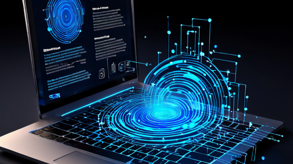 HTML5 캔버스 기술을 활용하여 사용자마다 고유한 디지털 지문을 생성하고, 이를 통해 브라우저 사용자를 식별 및 추적하는 기술적 원리를 시각적으로 표현한 다이어그램.