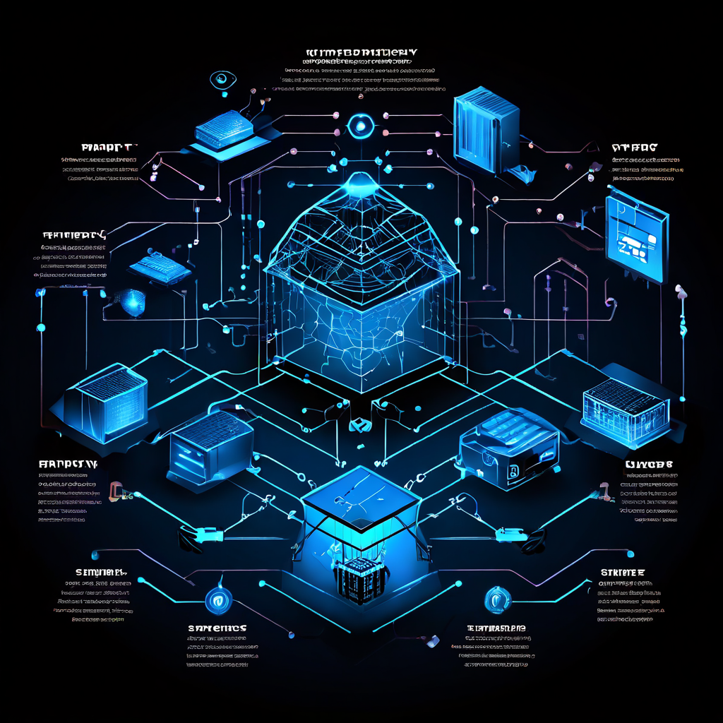 사이버 위협에 선제적으로 대응하기 위한 다크웹 모니터링 시스템의 아키텍처를 설명하는 인포그래픽으로, 데이터 수집부터 위협 분석 및 경고까지의 전체 워크플로우를 보여주는 그림.