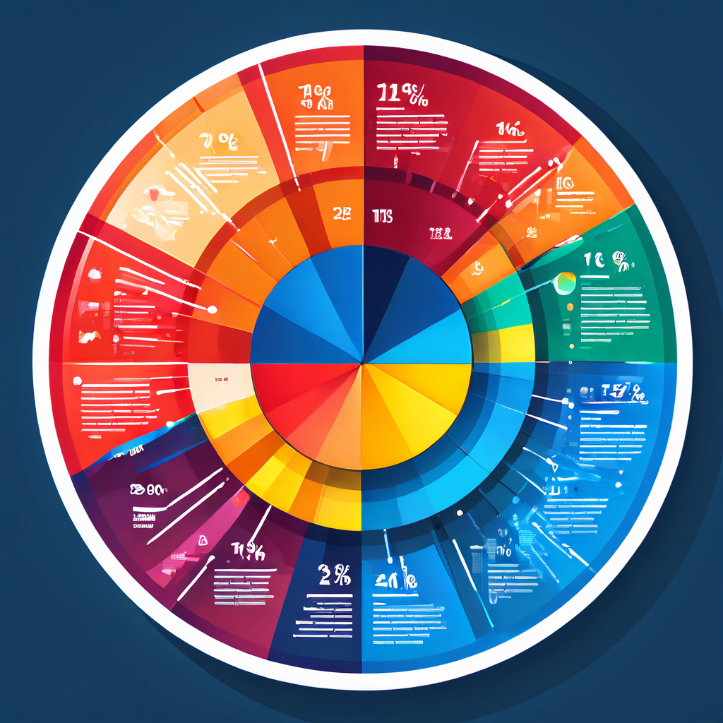 다양한 온라인 댓글 반응 유형을 데이터 기반으로 심층 분석하는 과정을 돋보기와 파이 차트로 시각화하여 보여주는 인포그래픽 이미지.