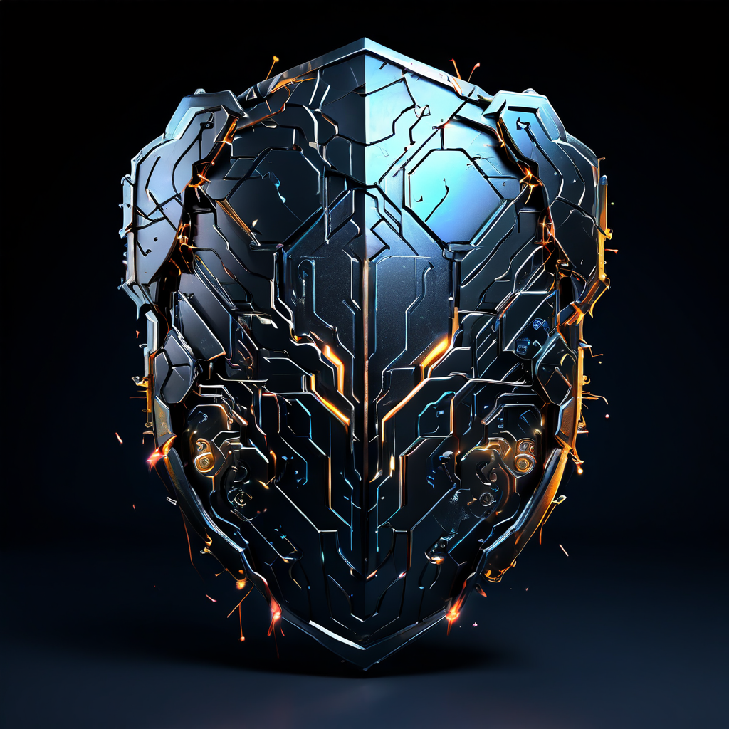 커뮤니티 협업으로 구축된 다층 디지털 방어 체계가 외부 위협으로 인한 균열을 능동적으로 복구하며 신뢰를 강화하는 과정을 상징적으로 표현한 이미지입니다.