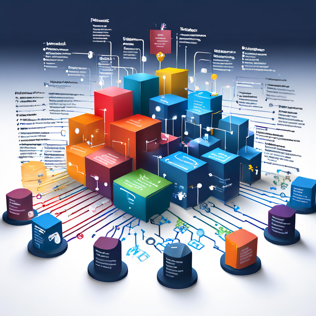 설문조사, 분석 데이터, 보고서 등 다양한 데이터 소스가 체계적 평가라는 중앙 허브로 수집되고 통합되는 과정을 3D 플로우차트로 시각화한 다이어그램입니다.