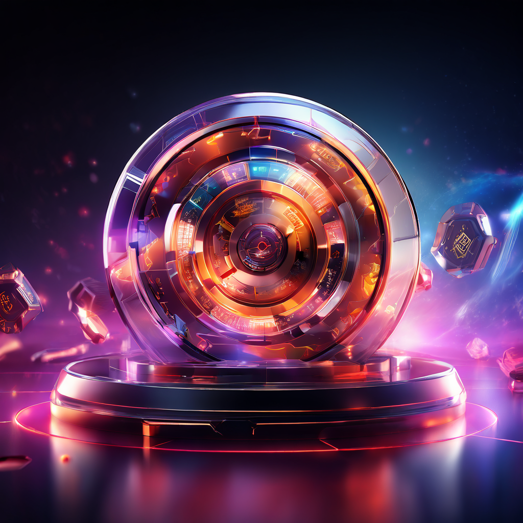 Premium digital interface showing layered data signals and secure cloud flow as an abstract online casino solution for high...