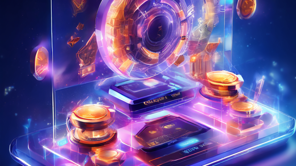 Close-up of a layered digital interface with glowing tab navigation paths and secure data flow, representing verified casino...