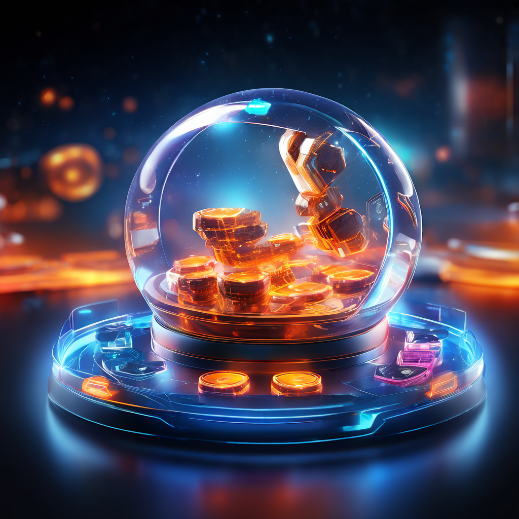 Digital dashboard showing table availability signals across a secure online casino solution platform with glowing interface...