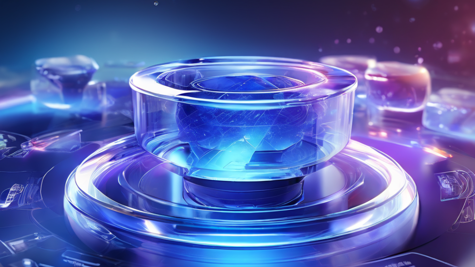 Futuristic digital interface showing secure live stream quality monitoring and data flow for an online Baccarat platform.
