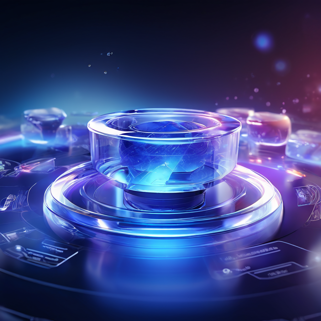 Futuristic digital interface showing secure live stream quality monitoring and data flow for an online Baccarat platform.
