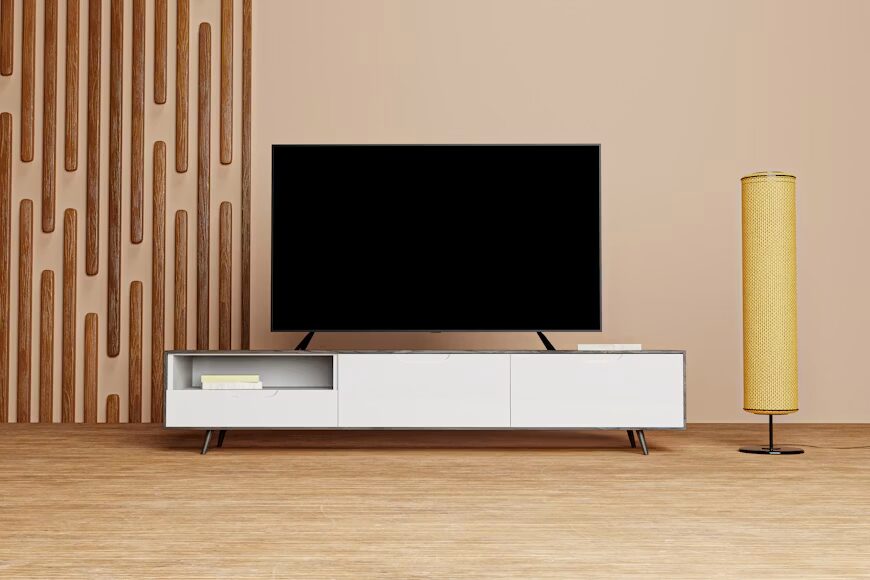 Modern smart television with updated display technology.